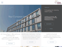 Tablet Screenshot of ibbl.lu
